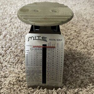 Vintage Mite Postal Scale, B-T Company Inc, Milwaukee Wisconsin WORKS
